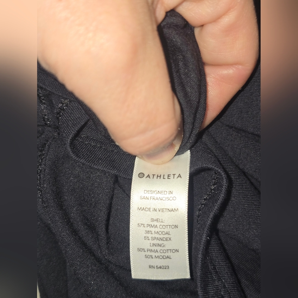 Athleta Black Sleeveless Dress - Picture 3 of 4
